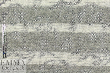 Italian sweatery grays jacquard wool blend knit 1.375 yds