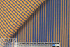 Italian doublesided wool stretch coating - pumpkin/navy