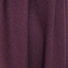 French speckled, tweedy brushed wool suiting - plum