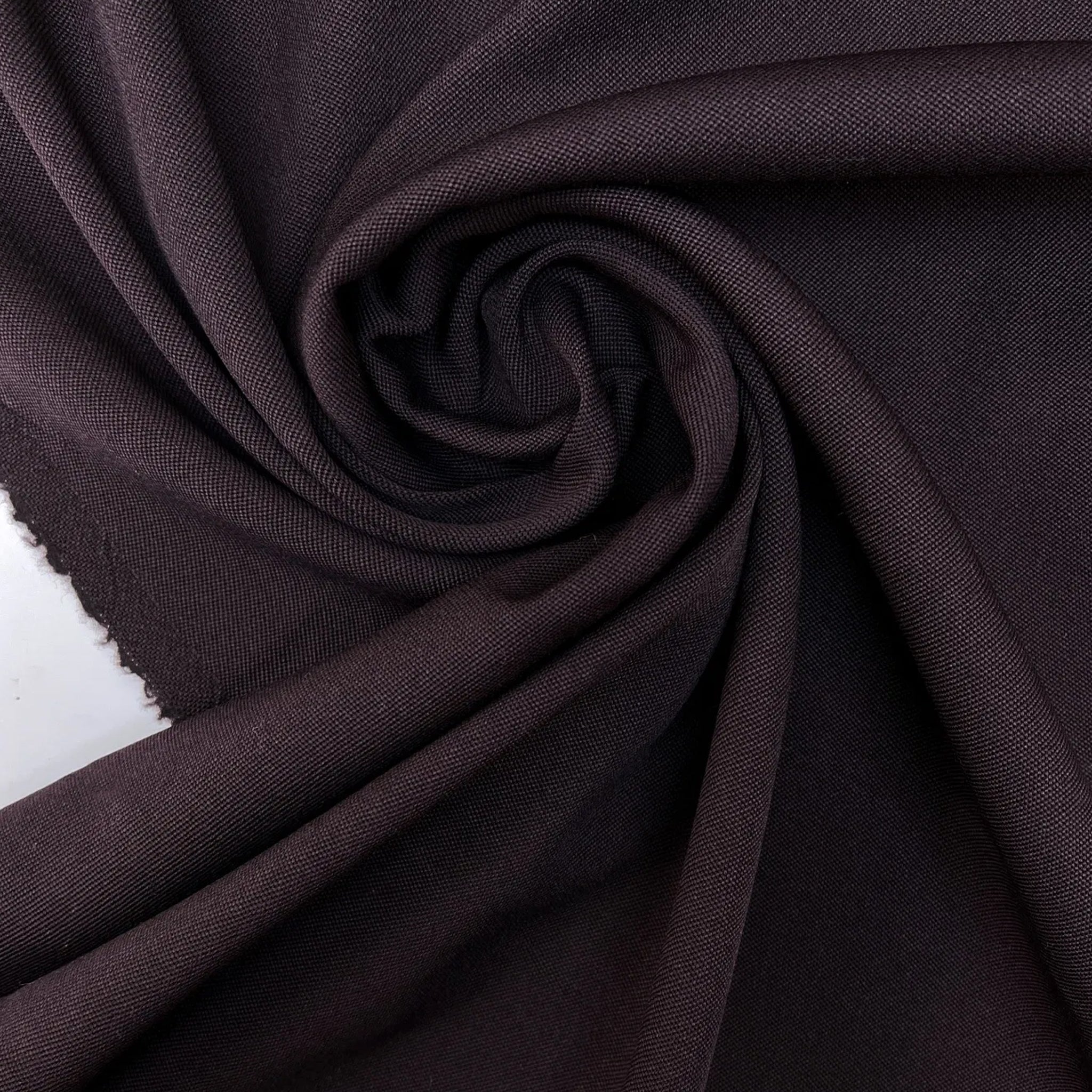 G1venchy virgin wool stretch suiting - deep raisin from EOSFabrics.com ...