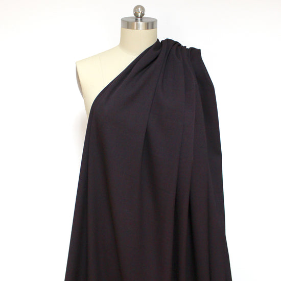 G1venchy virgin wool stretch suiting - deep raisin from EOSFabrics.com ...
