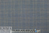 Italian all-wool charcoal/blue glen plaid suiting 1.75 yd