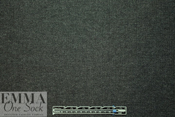 Italian wool stretch mini-chevron suiting - charcoal 1.625 yd