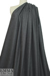 Italian wool stretch mini-chevron suiting - charcoal