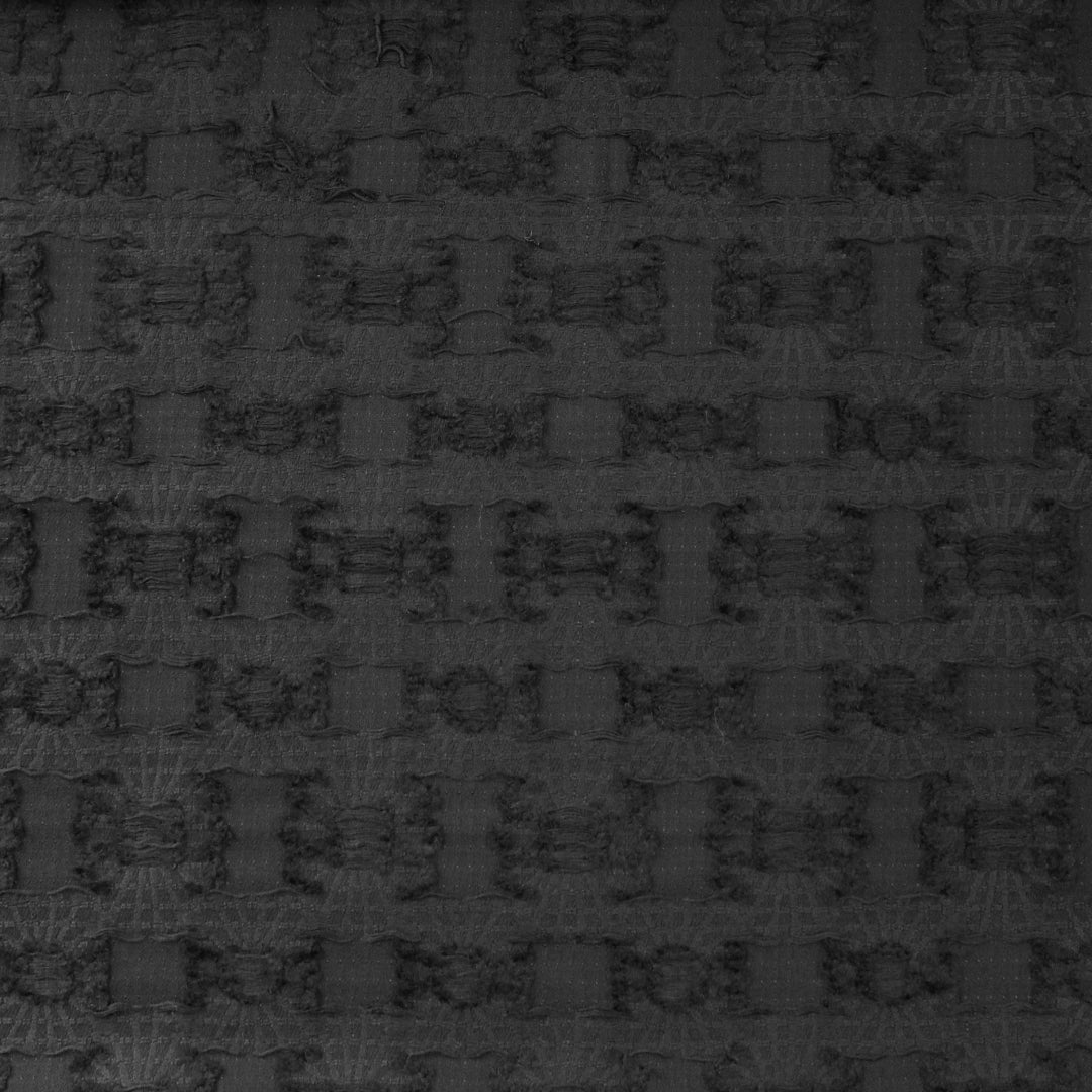 French all wool novelty textured motif woven suiting/coating 2 yd