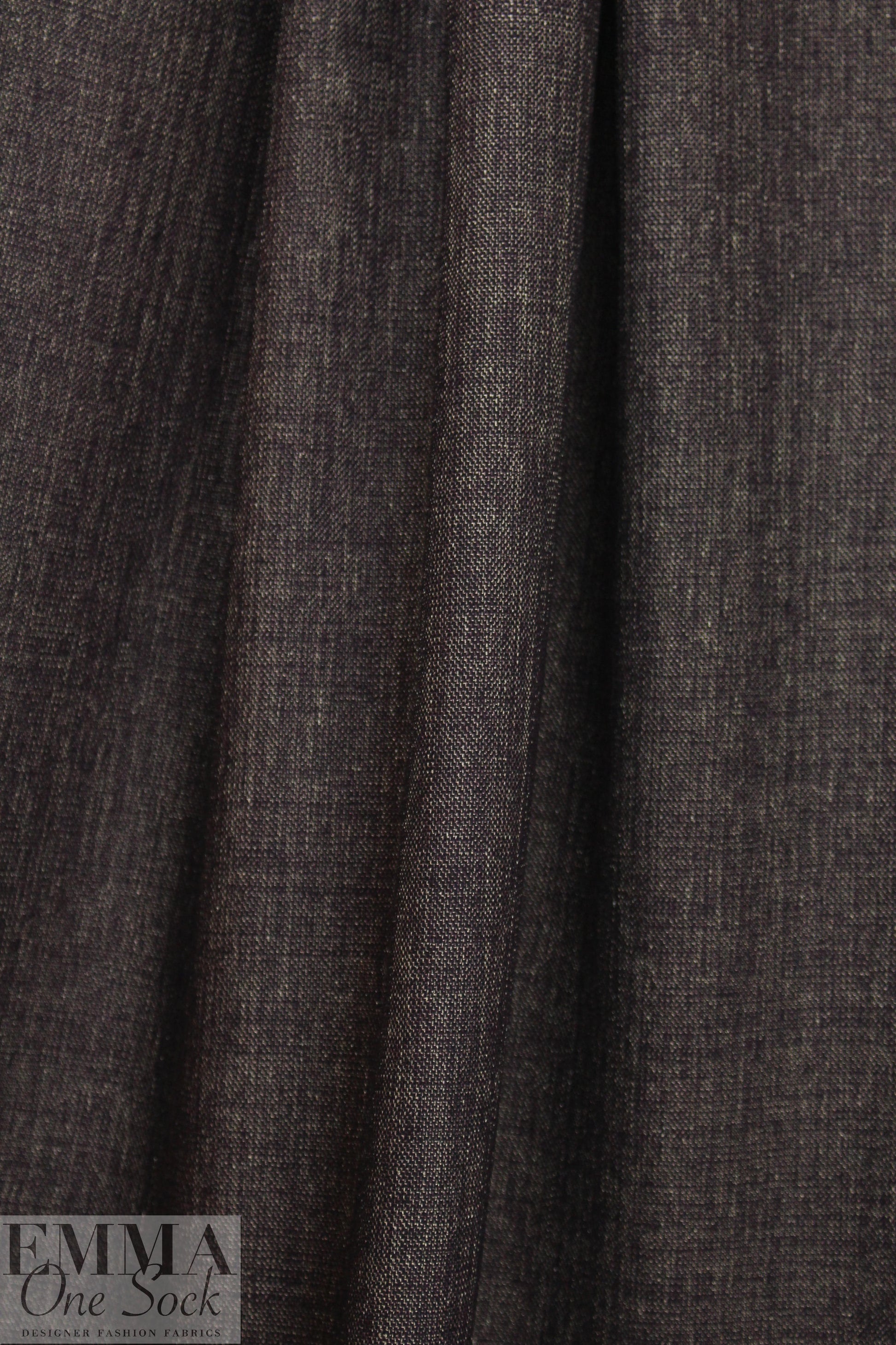 Italian raisin/gold tweedy wool 'sparkle' suiting .66 yds