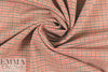 Italian virgin wool mini-plaid stretch suiting 1.5 yd