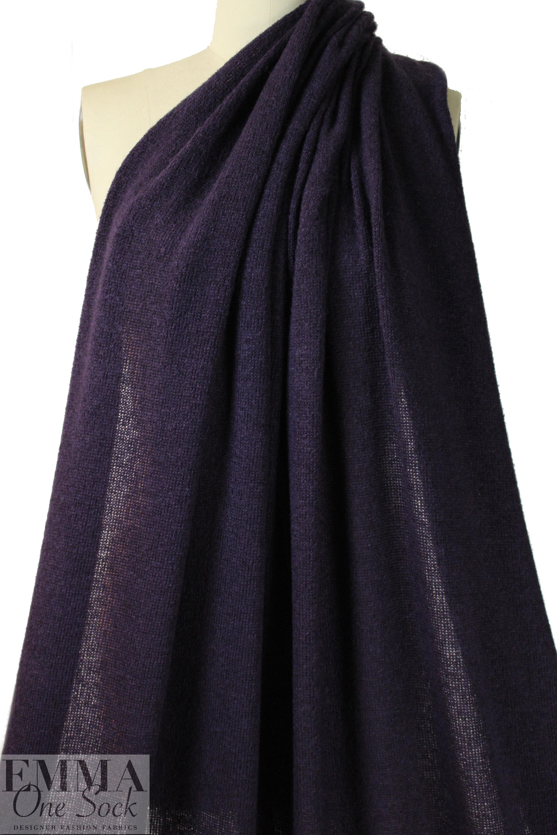 Italian mulberry wool blend sweater knit