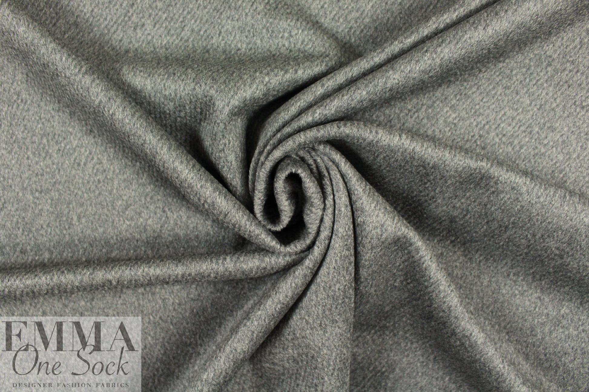 Italian wool/alpaca woven - charcoal 1 yard