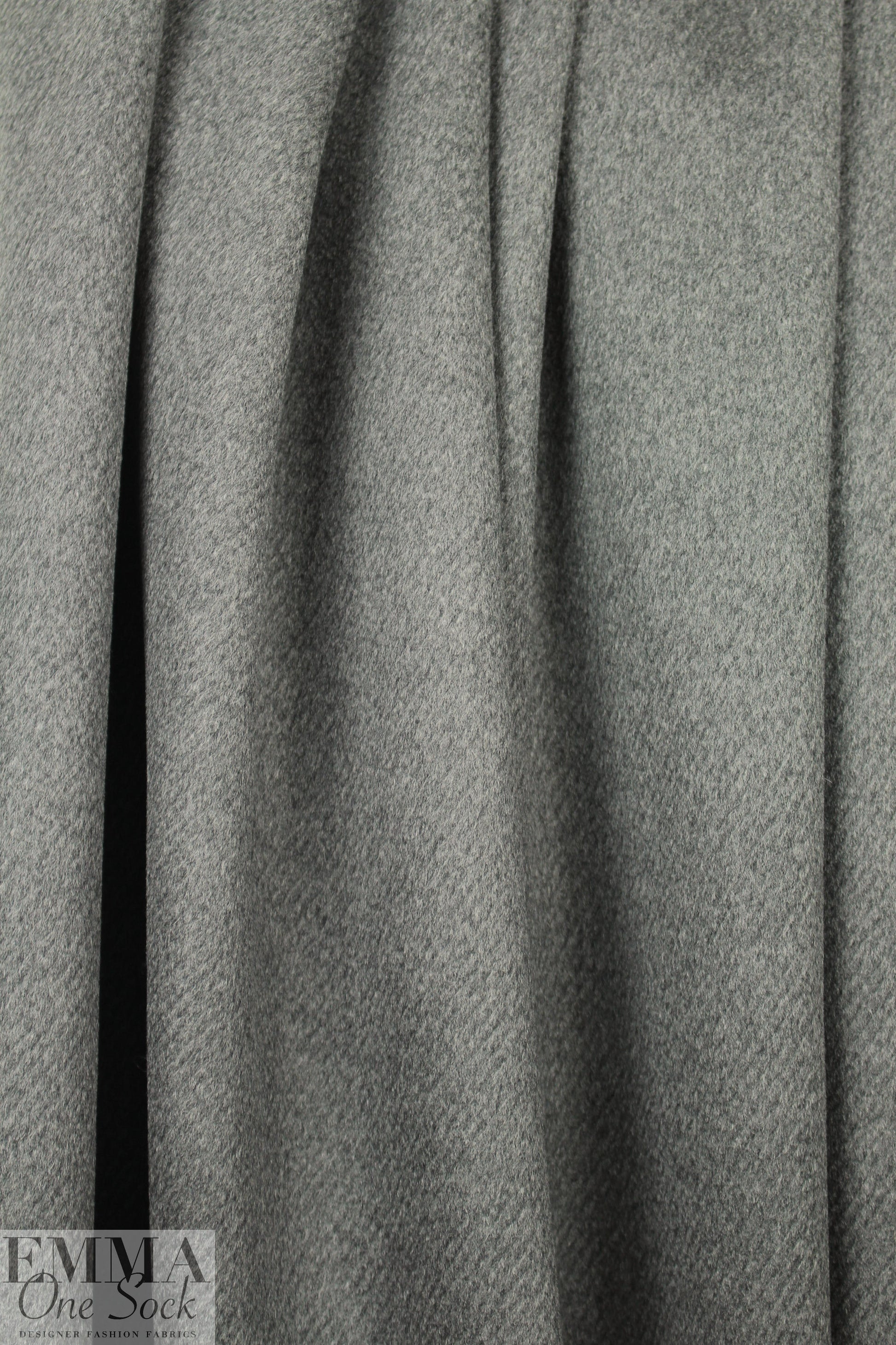 Italian wool/alpaca woven - charcoal 1 yard
