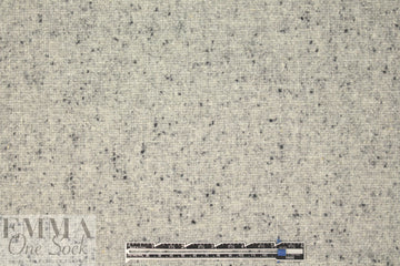 Italian light gray tweed all wool coating 1.125 yds