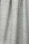 Italian light gray tweed all wool coating