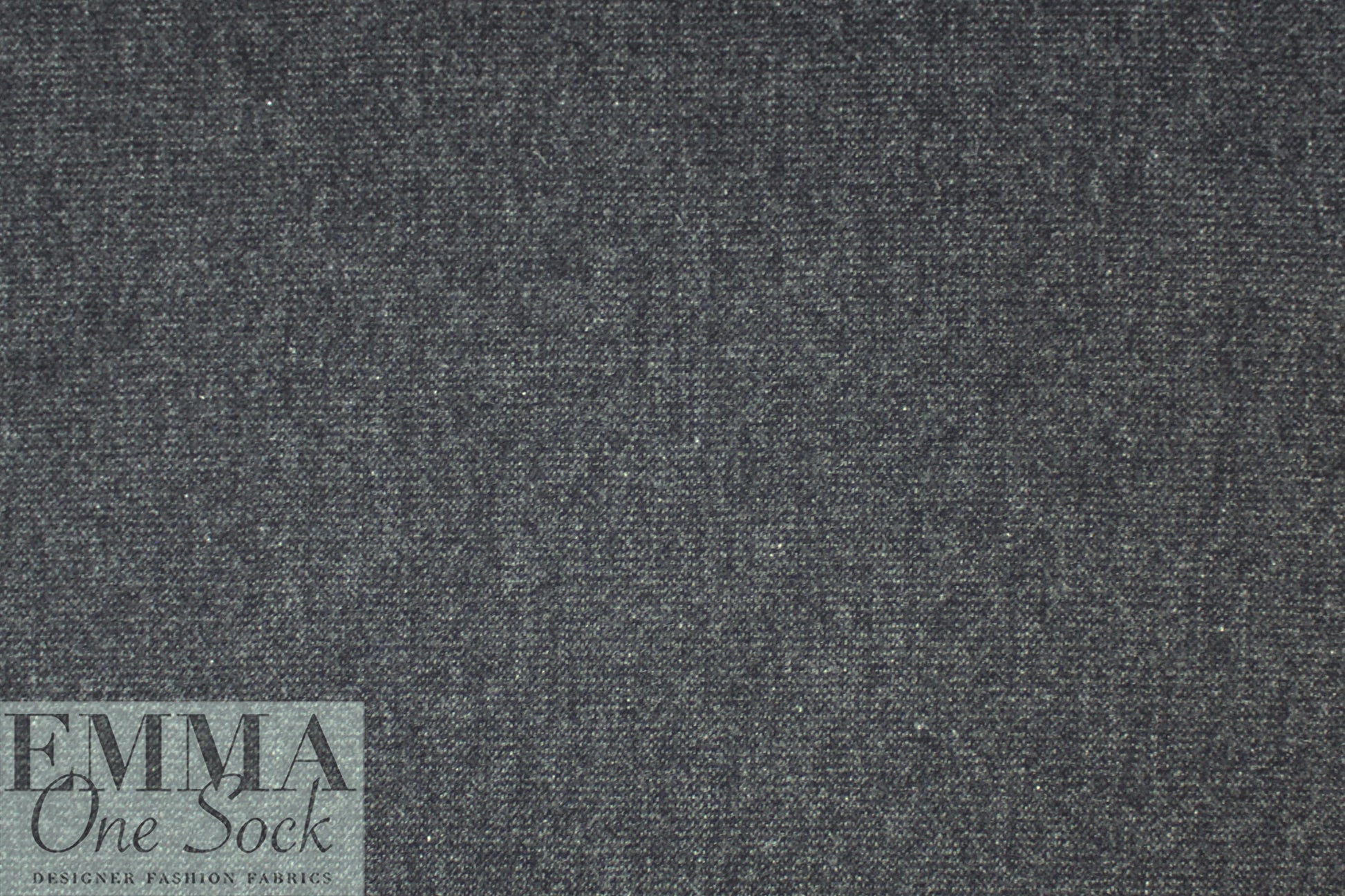 Italian wool tweed soft woven - charcoal/fog 2 yd