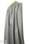 NY designer classic gray/white wool blend tweed suiting