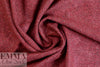 Italian woven selvage silk/wool tweed - paprika