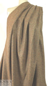 Italian driftwood speckled tweed wool suiting