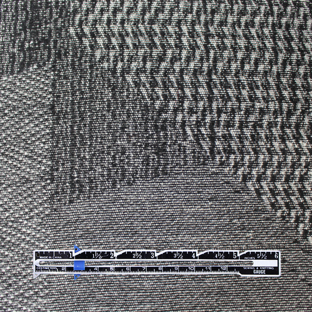 French 'shifting weaves' wool/cotton tweed 1.75 yds