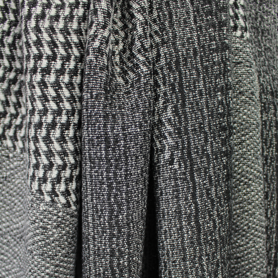 French 'shifting weaves' wool/cotton tweed 1.75 yds
