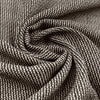 designer deadstock tweedy wool stripe - black/winter white 2.25 yds