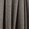 designer deadstock tweedy wool stripe - black/winter white 2.25 yds