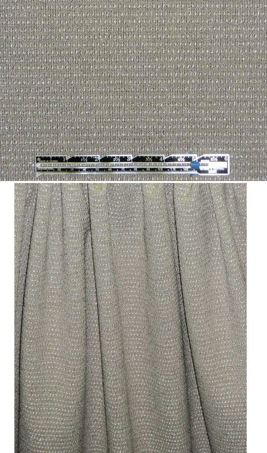 Italian antique silver textured stretch suiting