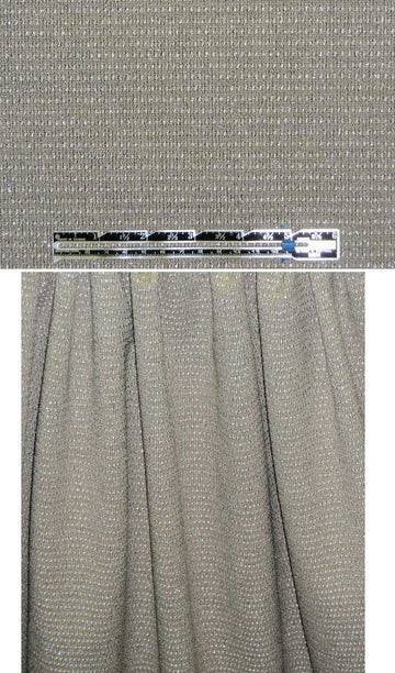 Italian antique silver textured stretch suiting