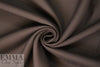 famous designer virgin wool doublecloth twill - brunette 1.75 yd