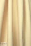 famous designer virgin wool doublecloth twill - cornsilk