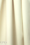 famous designer virgin wool doublecloth twill - vanilla 3 yd