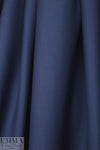 famous designer virgin wool doublecloth twill - marine 2 yd