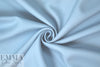 famous designer virgin wool doublecloth twill - powder blue 1.66 yd