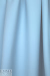 famous designer virgin wool doublecloth twill - powder blue 2.125 yds