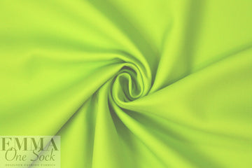 famous designer virgin wool doublecloth twill - spring green