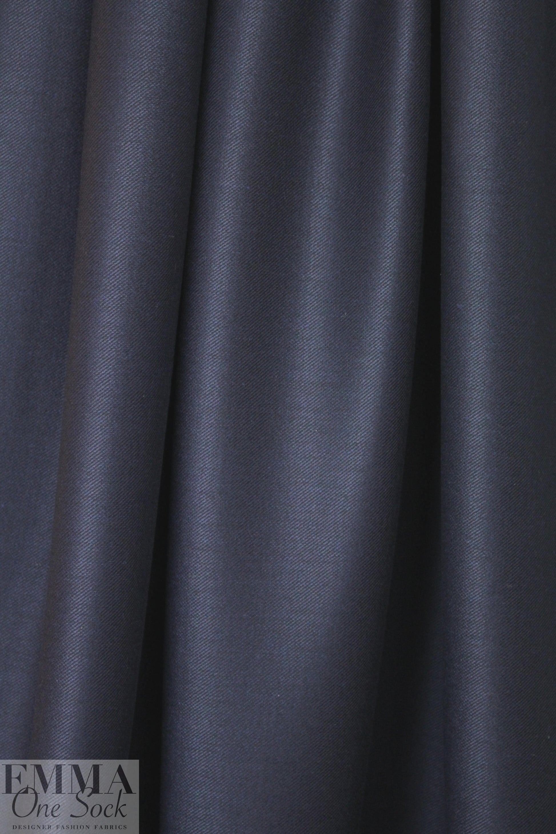 Noriso1 Ferrari double face stretch twill - midnight/black 1.5 yds