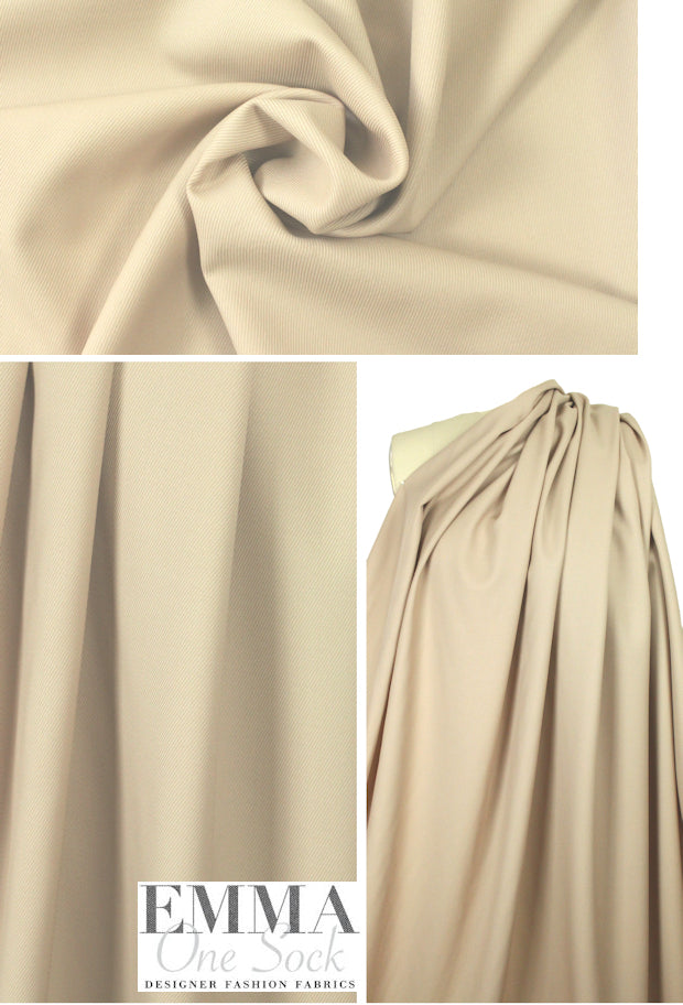 The0ry Italian wool twill - beige 2 yd