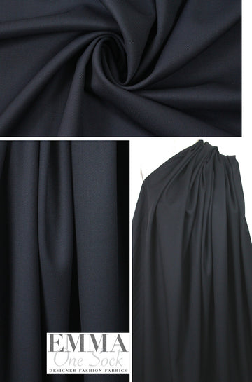 The0ry Italian wool twill - midnight