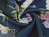 Emanue1 Ungaro haute couture wool twill - tossed bouquet .5 yds