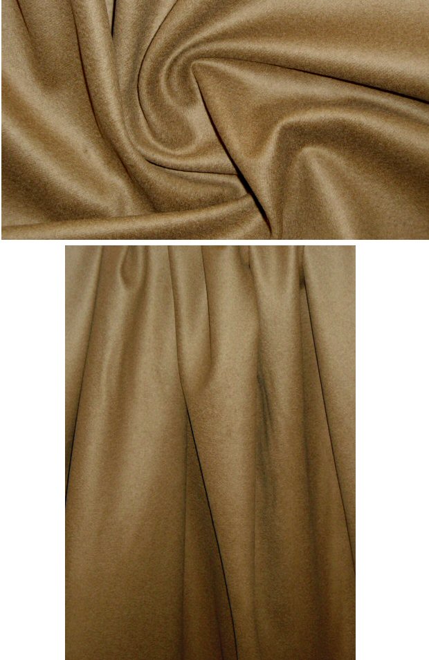 Italian virgin wool/cashmere woven - toasty brown