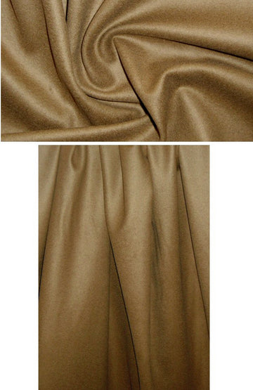 Italian virgin wool/cashmere woven - toasty brown 1.8 yds