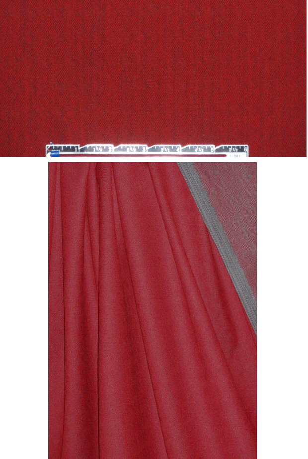 NY designer wool/visc 'basketweave' design suiting 2.125 yd
