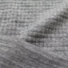 Italian tufted waffle stretch wool fleece - neutral gray .75 yds