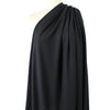Italian tufted waffle stretch wool fleece - black .875 yds