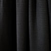 Italian tufted waffle stretch wool fleece - black .875 yds