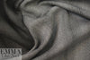 famous designer virgin wool wavy stripe - black/silver