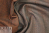 famous designer virgin wool wavy stripe - bronze/slate 2 yd