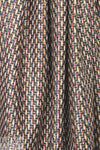 Italian fancy weave multicolor chevron wool blend 1.75 yd