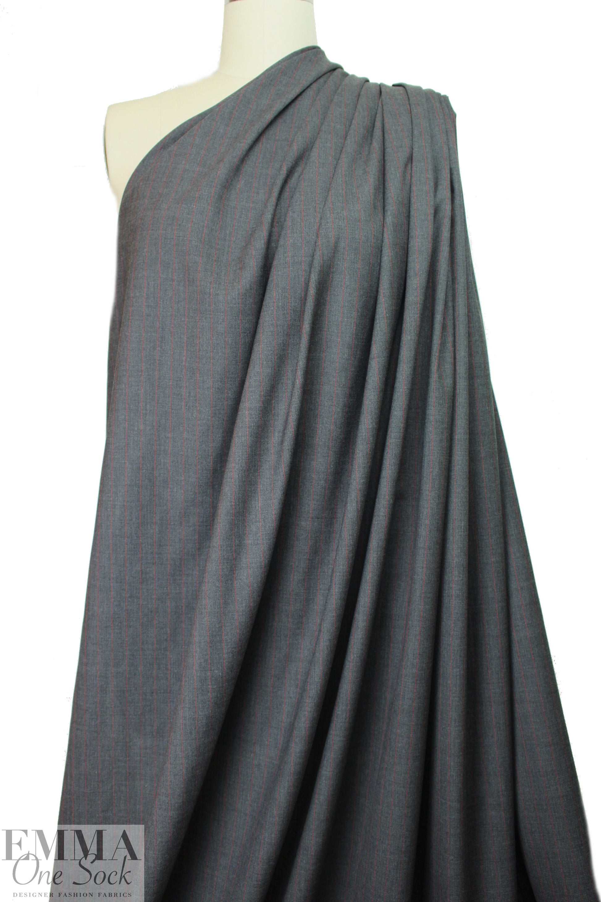 famous designer worsted wool super 100 stripe