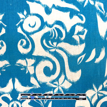 M. Lhui11ier 'Grecian Isle' scroll linen woven 1 yard