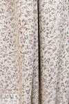 'blossom rain' polyester crepe woven - neutrals 1.5 yd