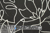 Gauguin line art slub rayon woven - black/white 1.25 yds